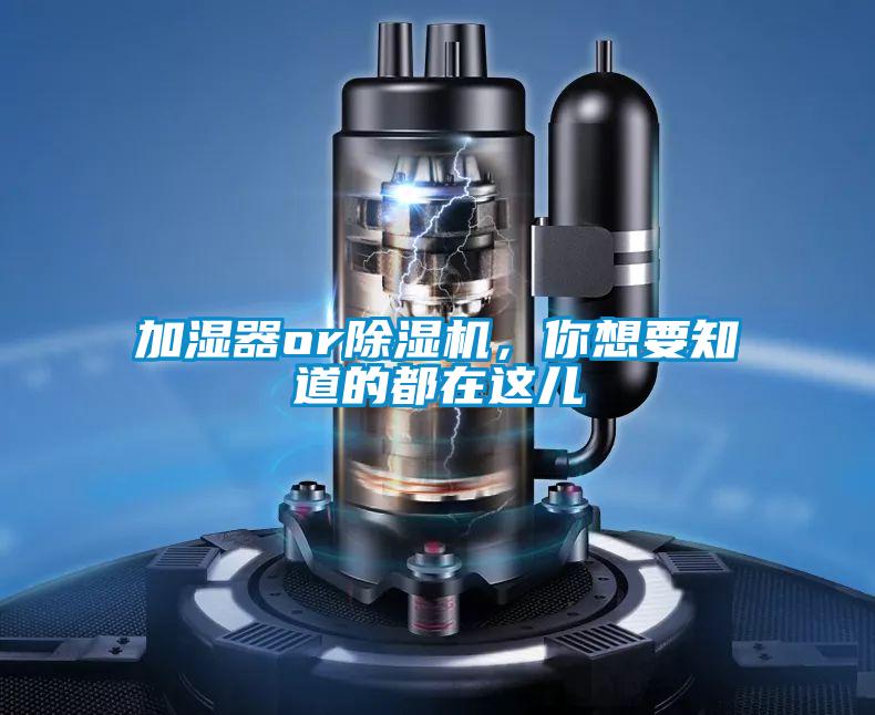 加濕器or除濕機(jī)，你想要知道的都在這兒