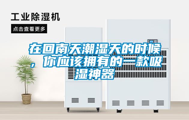 在回南天潮濕天的時候，你應該擁有的一款吸濕神器