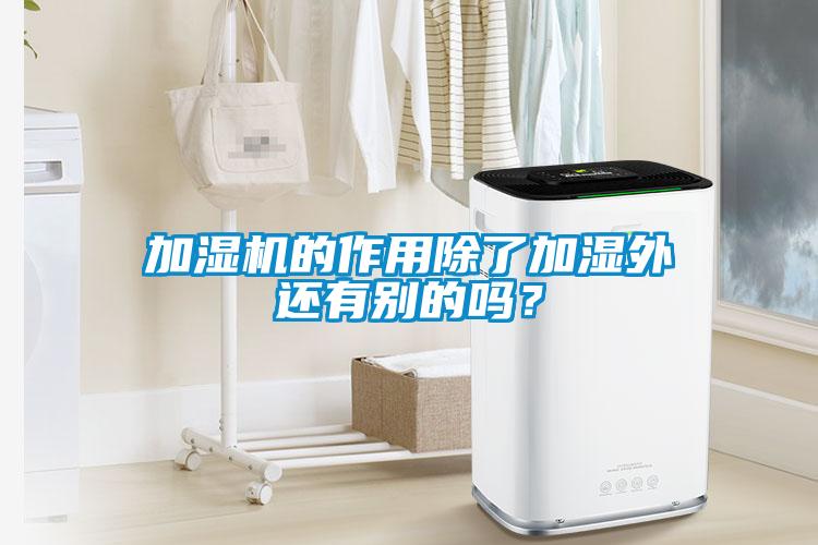 加濕機(jī)的作用除了加濕外還有別的嗎？