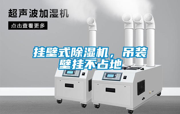 掛壁式除濕機，吊裝壁掛不占地