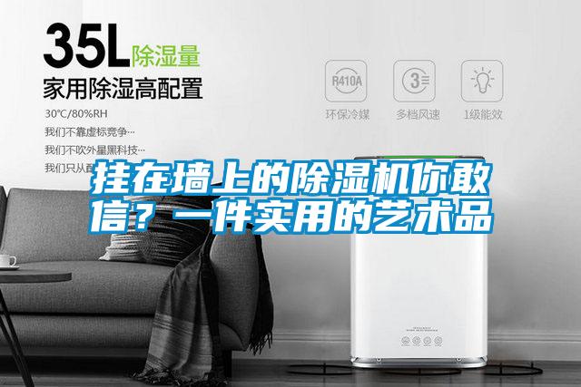 掛在墻上的除濕機你敢信？一件實用的藝術品
