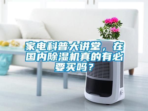 家電科普大講堂，在國(guó)內(nèi)除濕機(jī)真的有必要買嗎？