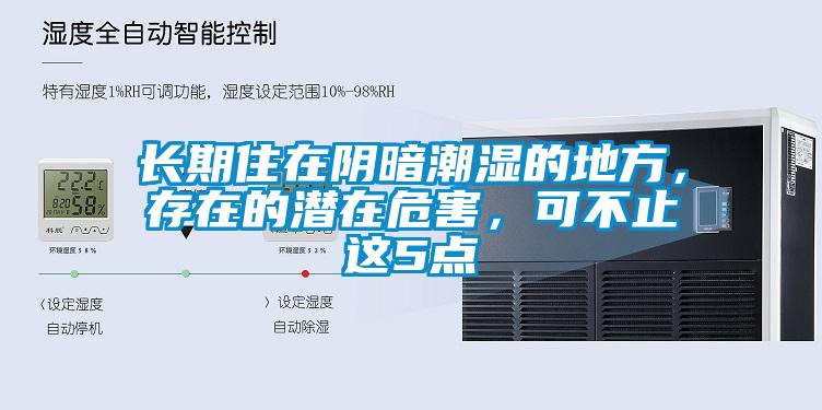 長期住在陰暗潮濕的地方，存在的潛在危害，可不止這5點