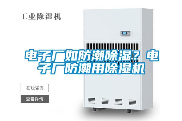 電子廠如防潮除濕？電子廠防潮用除濕機(jī)