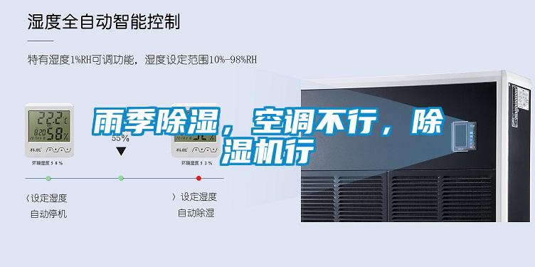 雨季除濕，空調(diào)不行，除濕機(jī)行