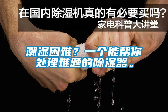 潮濕困難？一個能幫你處理難題的除濕器。