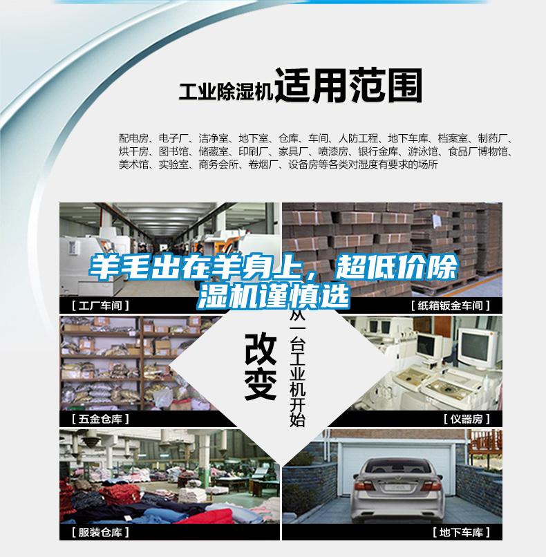 羊毛出在羊身上，超低價(jià)除濕機(jī)謹(jǐn)慎選