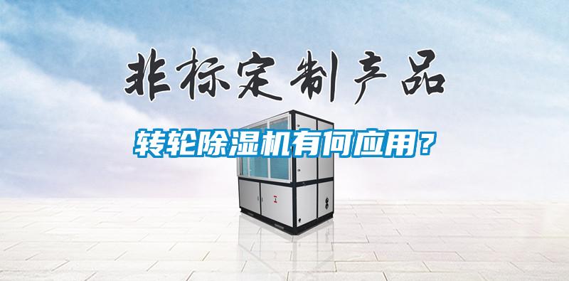 轉(zhuǎn)輪除濕機(jī)有何應(yīng)用？