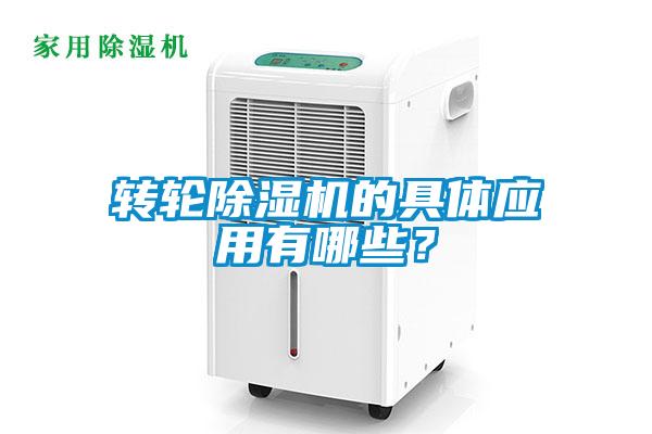 轉輪除濕機的具體應用有哪些？