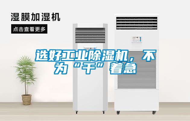 選好工業(yè)除濕機，不為“干”著急