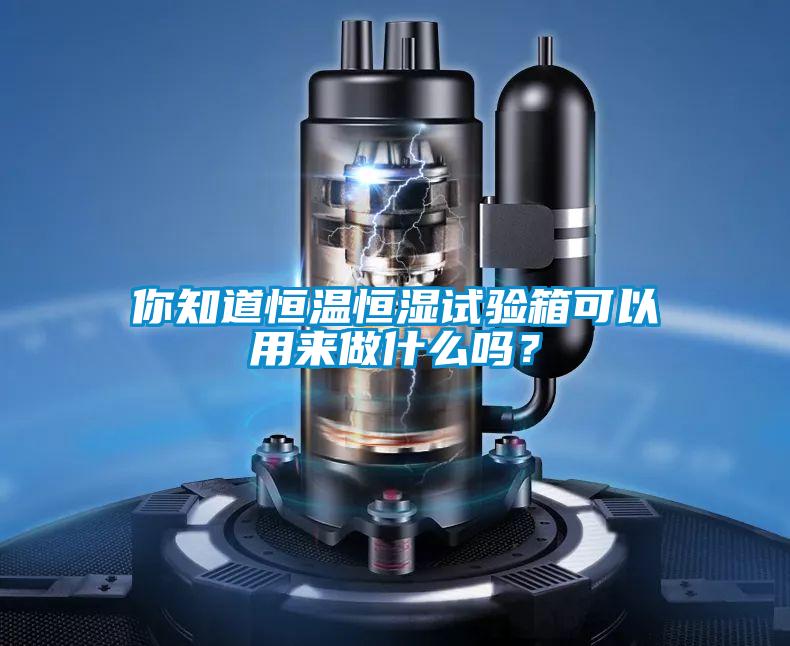 你知道恒溫恒濕試驗(yàn)箱可以用來做什么嗎？