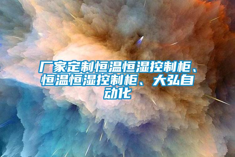 廠家定制恒溫恒濕控制柜、恒溫恒濕控制柜、大弘自動化