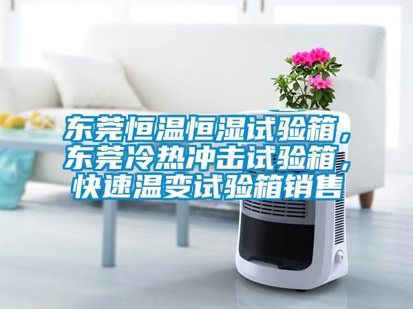 東莞恒溫恒濕試驗箱，東莞冷熱沖擊試驗箱，快速溫變試驗箱銷售