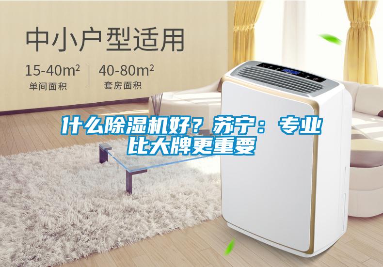 什么除濕機好？蘇寧：專業(yè)比大牌更重要