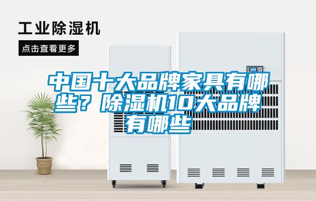 中國十大品牌家具有哪些？除濕機10大品牌有哪些