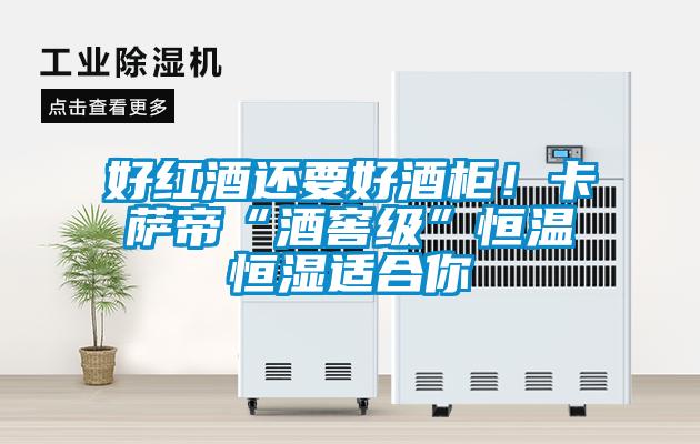 好紅酒還要好酒柜！卡薩帝“酒窖級”恒溫恒濕適合你