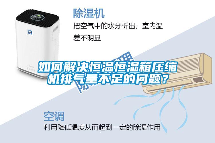 如何解決恒溫恒濕箱壓縮機(jī)排氣量不足的問(wèn)題？