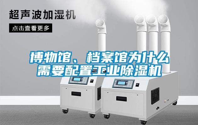 博物館、檔案館為什么需要配置工業(yè)除濕機