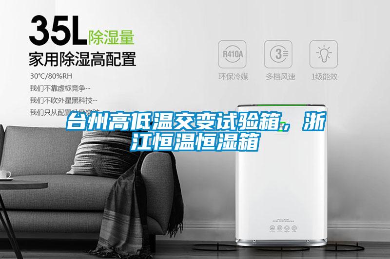 臺州高低溫交變試驗(yàn)箱，浙江恒溫恒濕箱