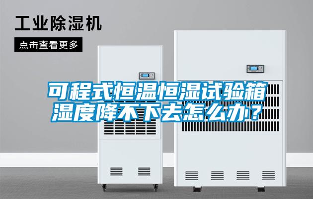 可程式恒溫恒濕試驗(yàn)箱濕度降不下去怎么辦？