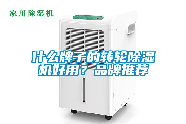 什么牌子的轉輪除濕機好用？品牌推薦