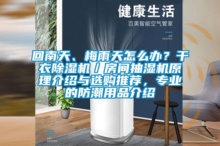 回南天、梅雨天怎么辦？干衣除濕機／房間抽濕機原理介紹與選購推薦，專業(yè)的防潮用品介紹