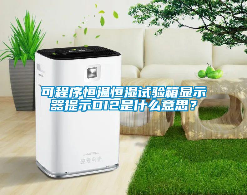 可程序恒溫恒濕試驗(yàn)箱顯示器提示DI2是什么意思？