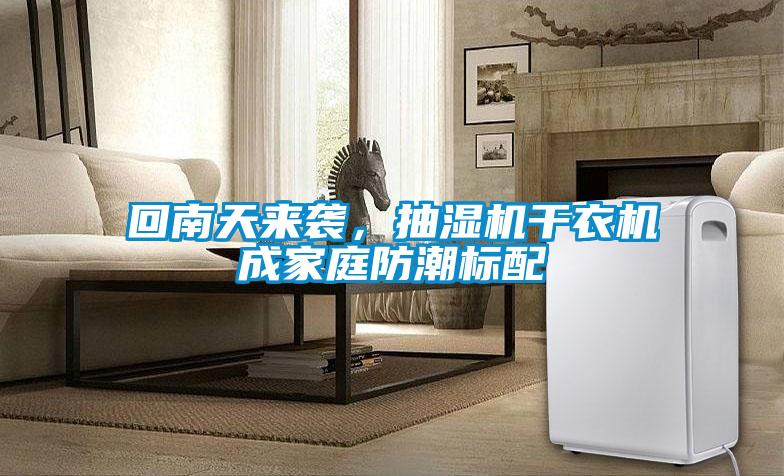 回南天來襲，抽濕機(jī)干衣機(jī)成家庭防潮標(biāo)配