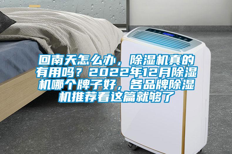 回南天怎么辦，除濕機(jī)真的有用嗎？2022年12月除濕機(jī)哪個(gè)牌子好，各品牌除濕機(jī)推薦看這篇就夠了