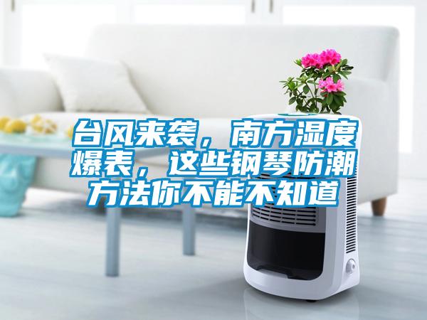 臺(tái)風(fēng)來襲，南方濕度爆表，這些鋼琴防潮方法你不能不知道