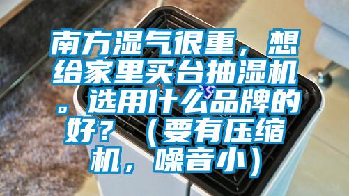 南方濕氣很重，想給家里買臺(tái)抽濕機(jī)。選用什么品牌的好？（要有壓縮機(jī)，噪音?。?/></p>
						    <p style=