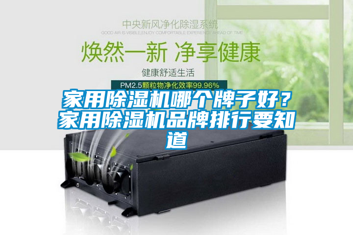 家用除濕機(jī)哪個牌子好？家用除濕機(jī)品牌排行要知道