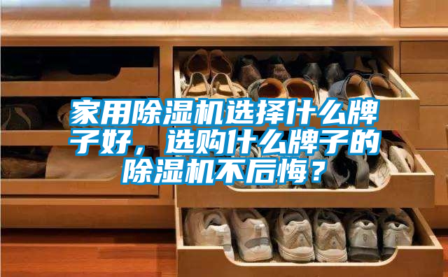 家用除濕機選擇什么牌子好，選購什么牌子的除濕機不后悔？