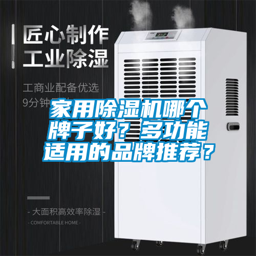 家用除濕機哪個牌子好？多功能適用的品牌推薦？