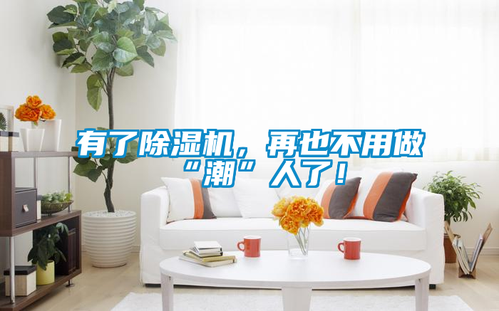有了除濕機(jī)，再也不用做“潮”人了！