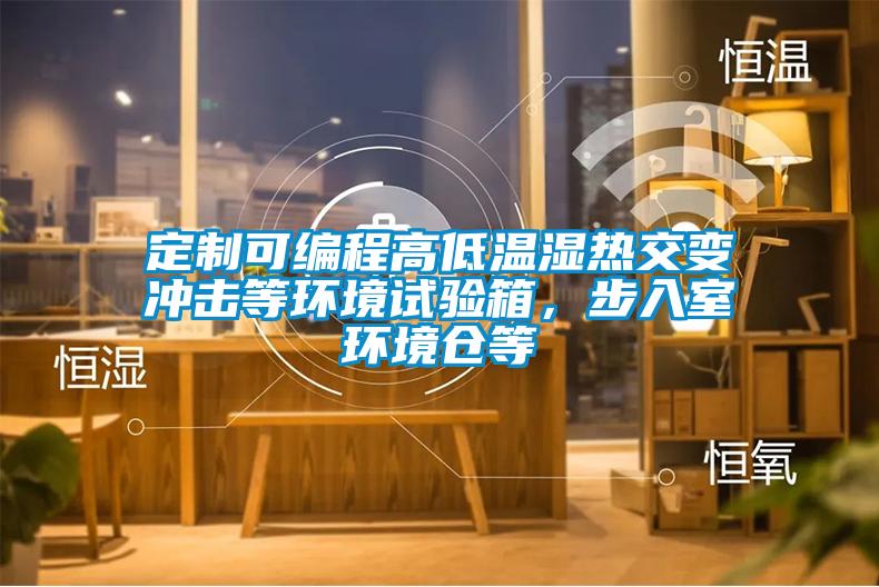定制可編程高低溫濕熱交變沖擊等環(huán)境試驗箱，步入室環(huán)境倉等