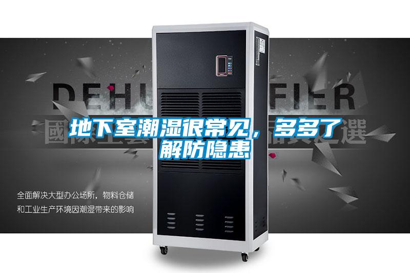 地下室潮濕很常見，多多了解防隱患