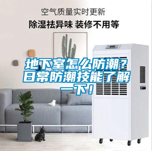 地下室怎么防潮？日常防潮技能了解一下！