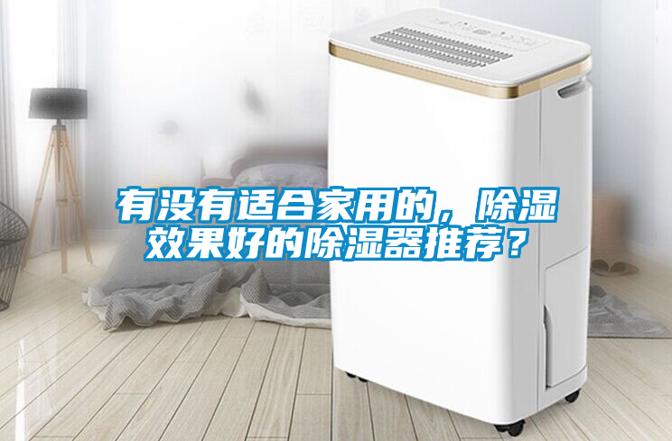 有沒有適合家用的，除濕效果好的除濕器推薦？