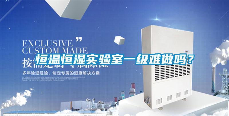 恒溫恒濕實(shí)驗(yàn)室一級(jí)難做嗎？