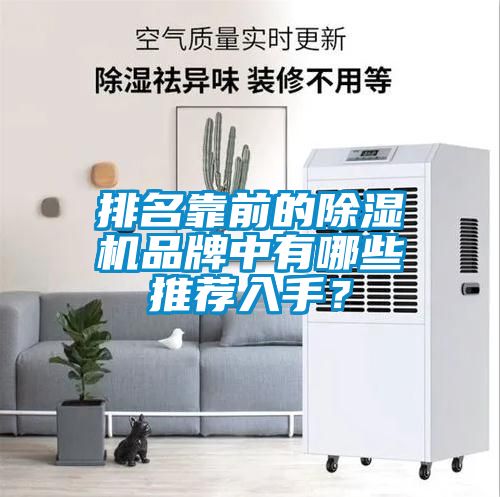 排名靠前的除濕機(jī)品牌中有哪些推薦入手？