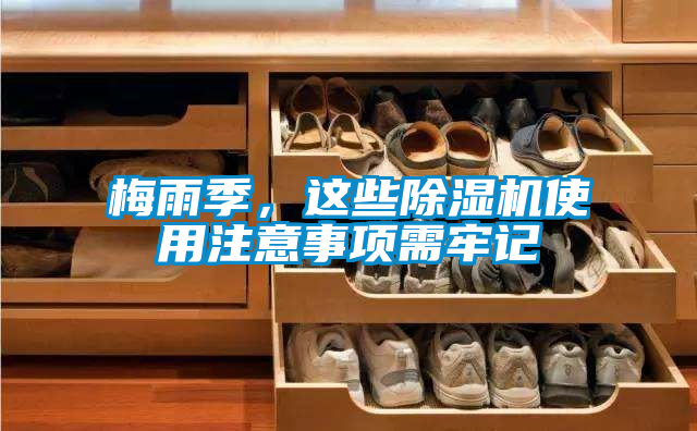 梅雨季，這些除濕機使用注意事項需牢記