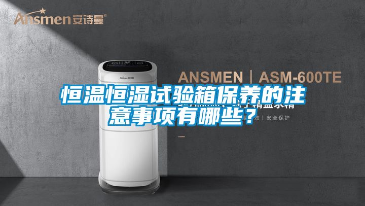 恒溫恒濕試驗(yàn)箱保養(yǎng)的注意事項(xiàng)有哪些？