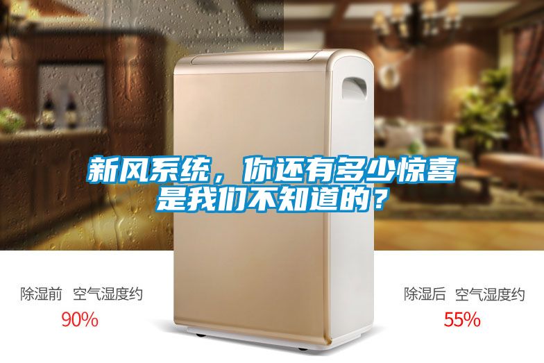 新風系統(tǒng)，你還有多少驚喜是我們不知道的？