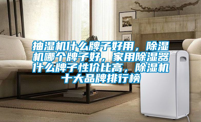 抽濕機什么牌子好用，除濕機哪個牌子好，家用除濕器什么牌子性價比高，除濕機十大品牌排行榜
