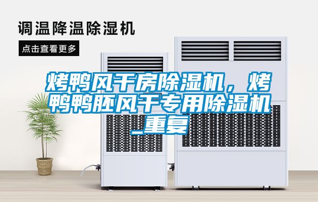 烤鴨風干房除濕機，烤鴨鴨胚風干專用除濕機_重復