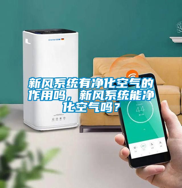 新風(fēng)系統(tǒng)有凈化空氣的作用嗎，新風(fēng)系統(tǒng)能凈化空氣嗎？