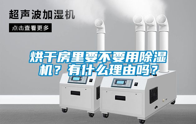 烘干房里要不要用除濕機？有什么理由嗎？
