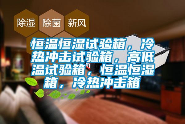 恒溫恒濕試驗箱，冷熱沖擊試驗箱，高低溫試驗箱，恒溫恒濕箱，冷熱沖擊箱