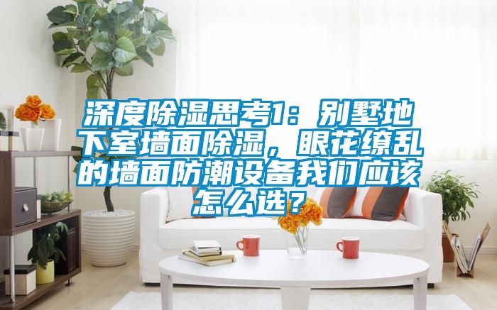 深度除濕思考1：別墅地下室墻面除濕，眼花繚亂的墻面防潮設(shè)備我們應(yīng)該怎么選？